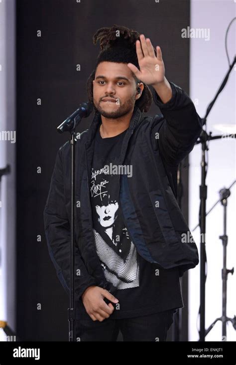 New York, NY, USA. 7th May, 2015. Abel Tesfaye on stage for NBC Today Show Concert with THE ...