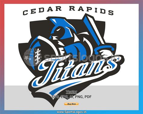 Cedar Rapids Titans - Football Sports Vector SVG Logo in 5 formats ...