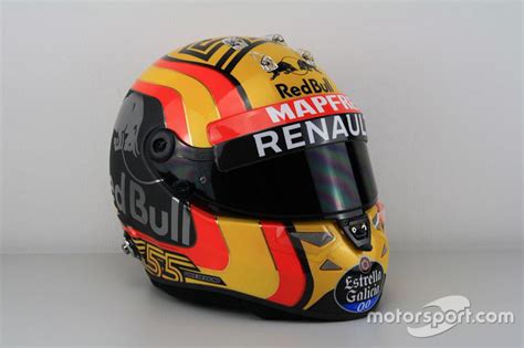 Carlos Sainz Jr., Renault Sport F1 Team helmet at Barcelona February ...