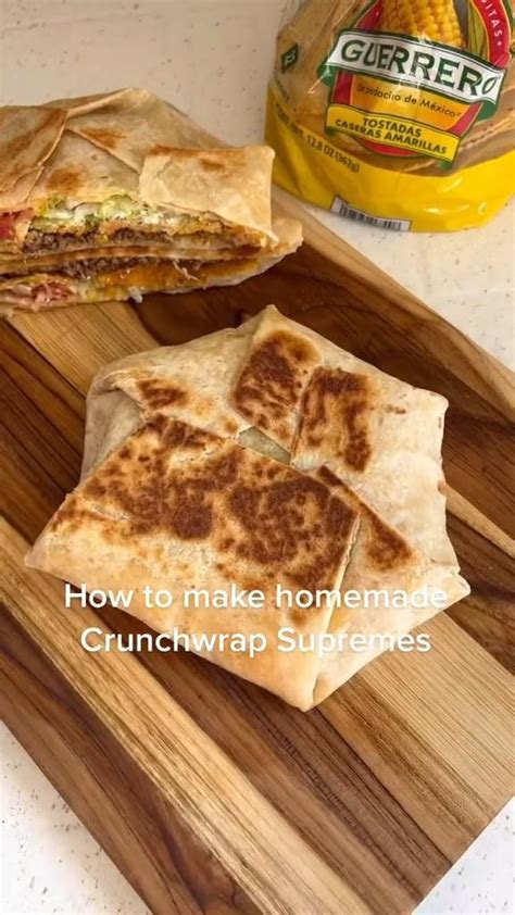 Copycat taco bell crunchwrap supreme – Artofit