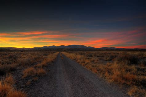 Desert road sunset- HDR | www.ryanaskren.com My Blog Join me… | Flickr