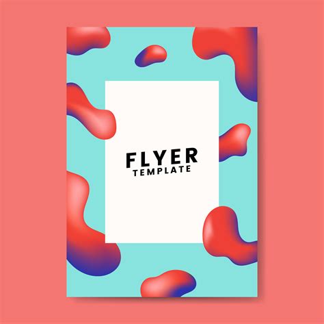 Colorful flyer template graphic design - Download Free Vectors, Clipart Graphics & Vector Art