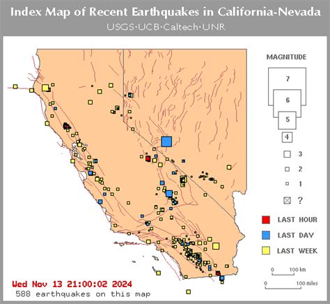 California Earthquake Map Caltech - Gisele Ermentrude