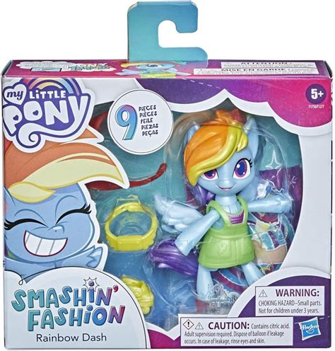 New My Little Pony: Pony Life Rainbow Dash Smashin’ Fashion Figure Set available! - My Little ...