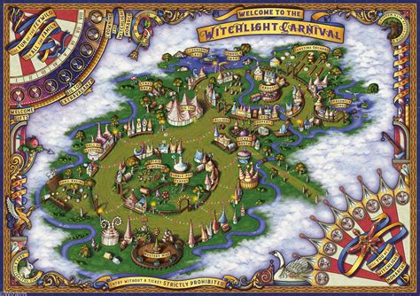 Map of the Witchlight Carnival