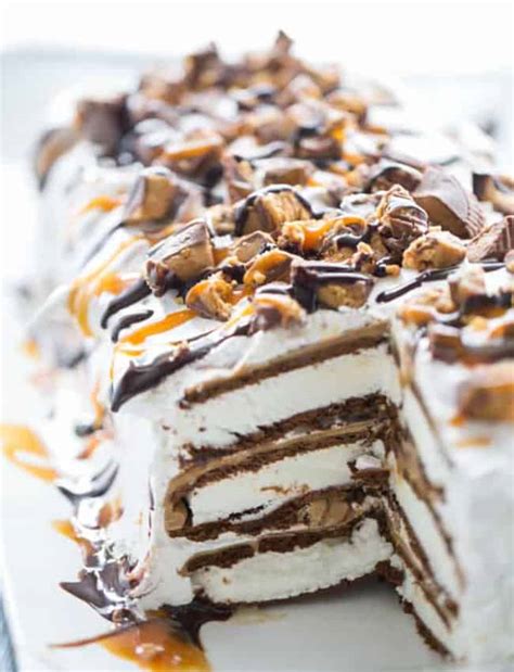 Easy Reese's Ice Cream Cake Story - LemonsforLulu.com