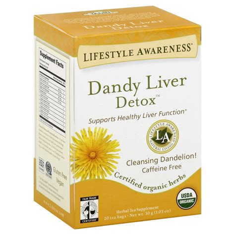 Lifestyle Awareness Dandy Liver Detox Tea Bags 20 ct | Shipt