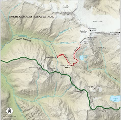 Best North Cascades National Park Hike, Trail Map -- National Geographic