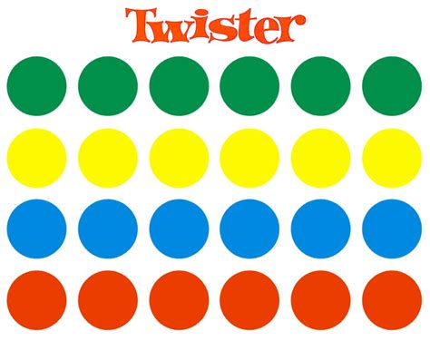 Twister circles | Twister, Twister game, Family reunion games