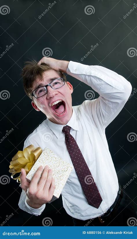 Screaming Funny Businessman Royalty Free Stock Image - Image: 6880156