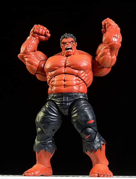 Review and photos of Red Hulk Marvel Legends Target exclusive action figure