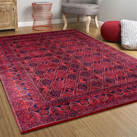 Afghan Rug Burgundy Red Oversized Area Rugs 10x13 9x12 8x10 - Etsy