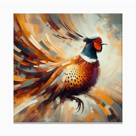 Pheasant 1 Canvas Print by P&V_printable_art - Fy