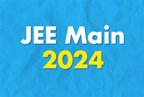 JEE Main 2024 Session 1 Expected in February; Check Subject-Wise Syllabus, Paper Pattern