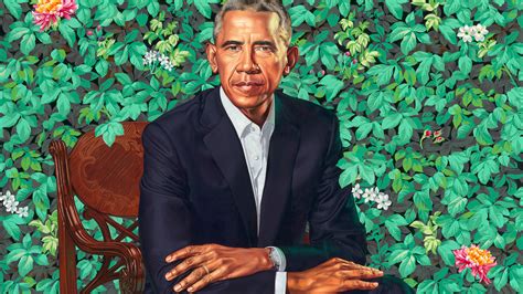 Obama Portraits Blend Paint and Politics, and Fact and Fiction - The New York Times