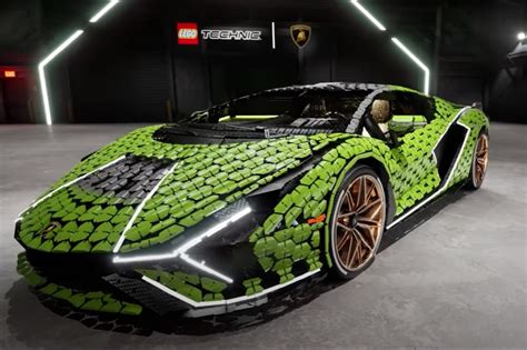 LEGO Built a Life-Size Lamborghini Sián Out of 400,000 Pieces