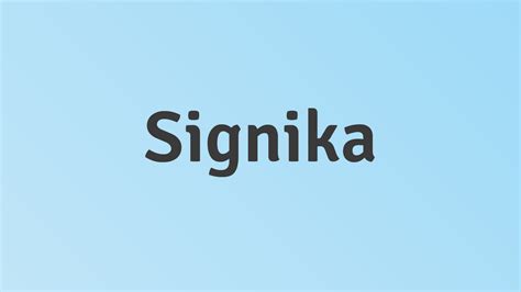 Signika font | free download for WEB