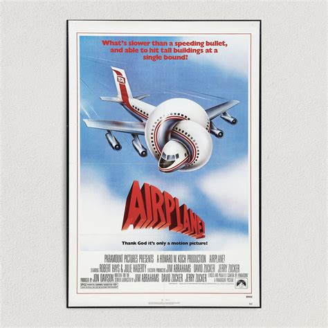 Airplane the Movie Vintage Art Print Poster 12" x 18" Wall Art M1002 - Art Print Press