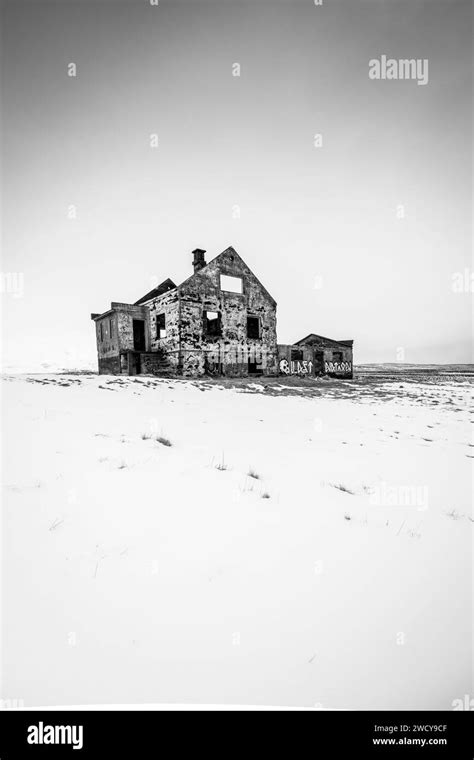 abandoned house in Iceland Stock Photo - Alamy