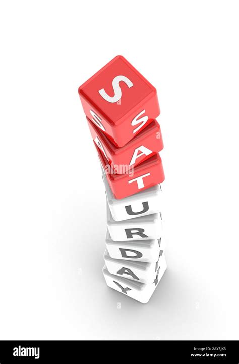 Saturday puzzle word Stock Photo - Alamy