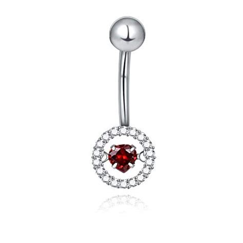 Ruby Belly Button Ring Online | bellvalefarms.com