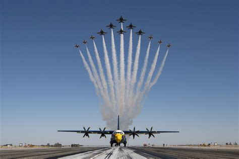 Pics: Navy Blue Angels, Air Force Thunderbirds form first ever 'Super ...