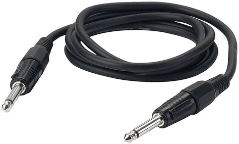 DAP Audio FL05150 Jack Kabel, Jack Jack Mono, Zwart, 150cm | New Line