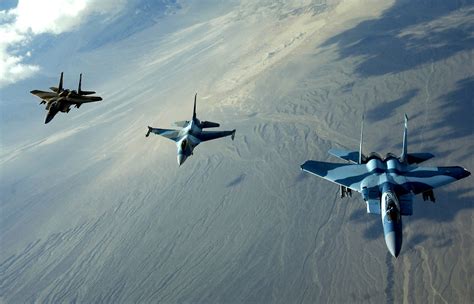 Fighter Jets | Free Stock Photo | Jet fighters flying in the sky | # 14706