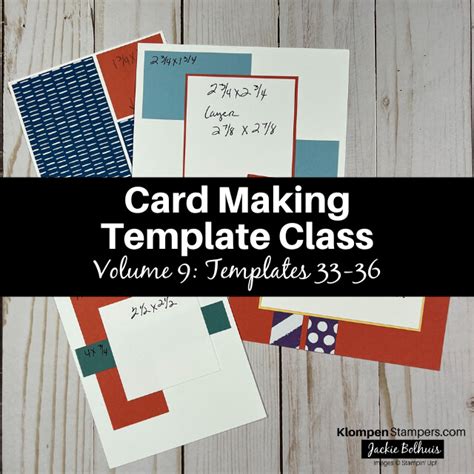 Card Templates – Klompen Stampers