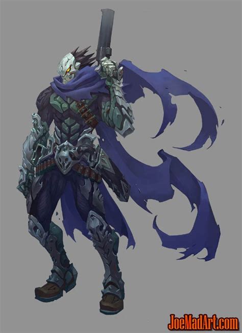 joemadart.com: Darksiders 3 Strife standard pose concept art