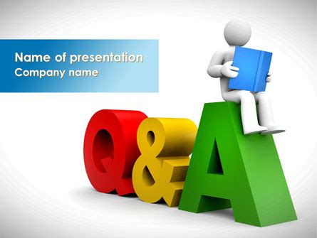 Questions & Answers Presentation Template for PowerPoint and Keynote ...