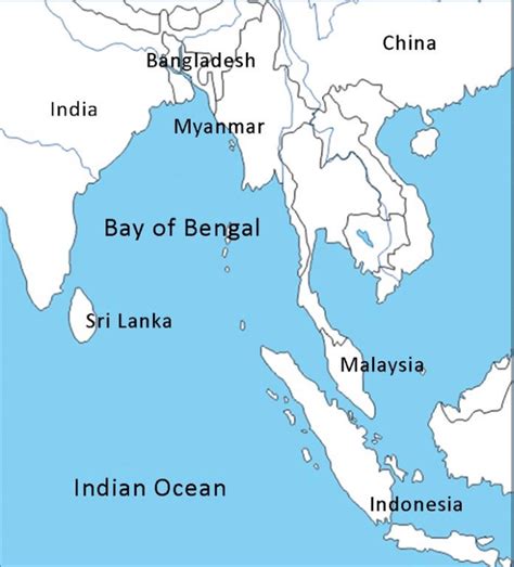 Bay Of Bengal Map – Map Of The World