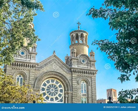 Saint Raymond Church on a Beautiful Day. Stock Photo - Image of saint, synagogue: 265252130