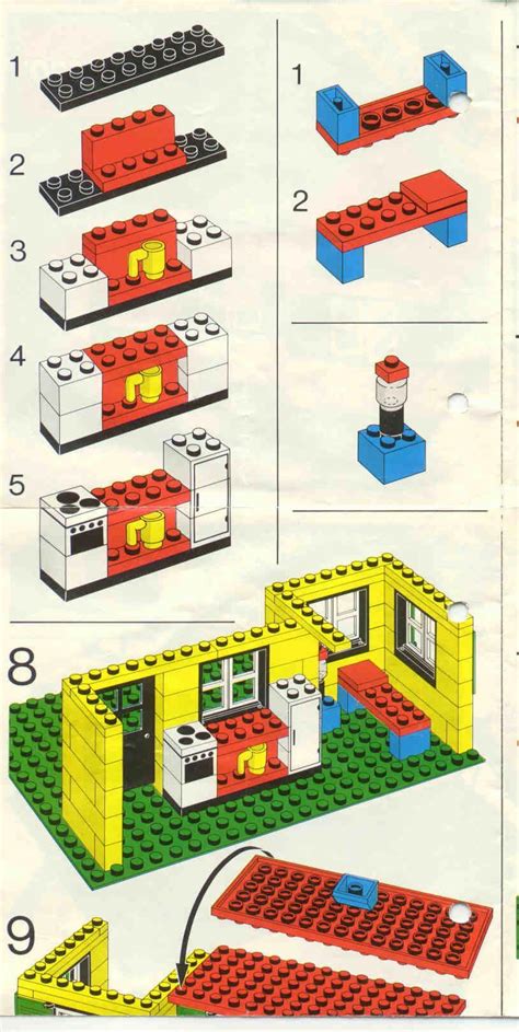 Old LEGO® Instructions | letsbuilditagain.com #tipsandgames | Lego instructions, Lego for kids, Lego