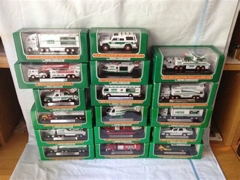 COMPLETE SET-(17) HESS MINI TRUCKS 1998-2014 DIRECT FROM THE FACTORY ...