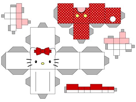 Hello Kitty Origami - 10 Free PDF Printables | Printablee