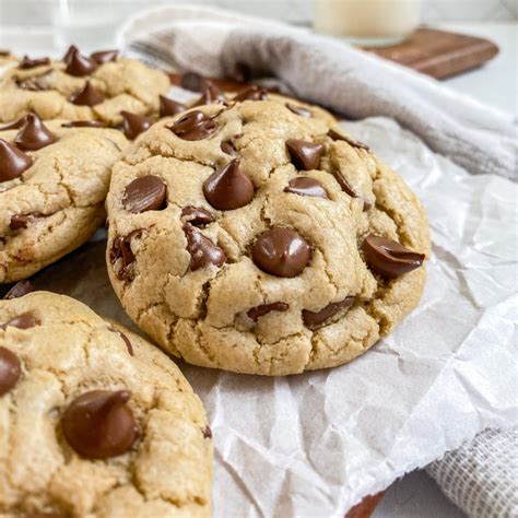 Oat Flour Chocolate Chip Cookies - Caitlin's Table