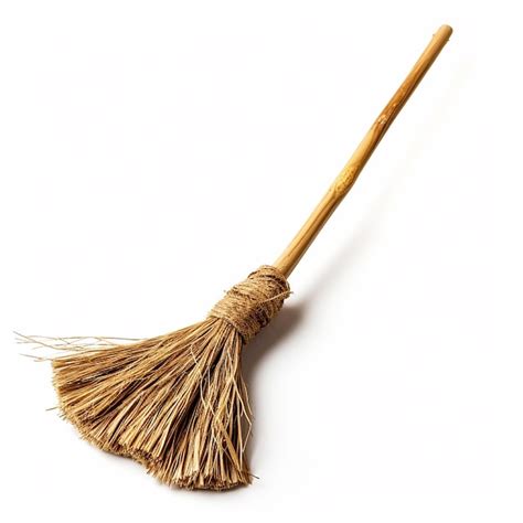 Premium AI Image | broomstick isolated on white background