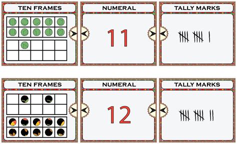 Math Center: Ten Frames and Tally Marks - Made By Teachers