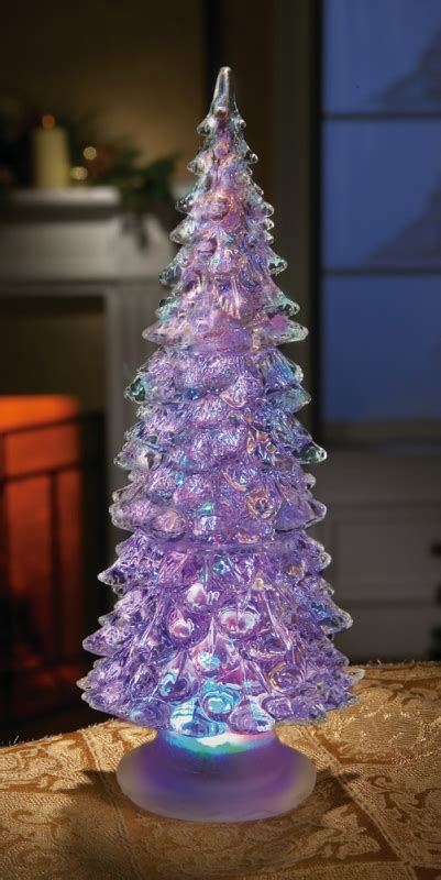 Color Changing Crystalline Acrylic Christmas Tree – Christmas