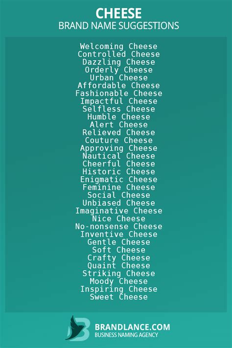 1705 Top Cheese Company Name Ideas List Generator (2024)