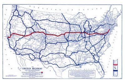 Map of the Week: Map of the Week - The Lincoln Highway