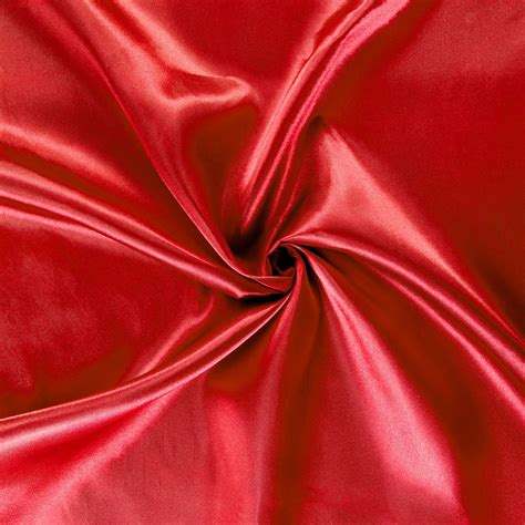 40 yard Satin Fabric Roll Red at CV Linens