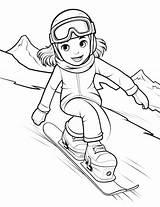 41000  Coloring Skis Pictures sketch template