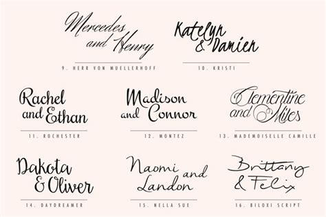 80+ Free Calligraphic Script Fonts for Wedding Invitations 2024