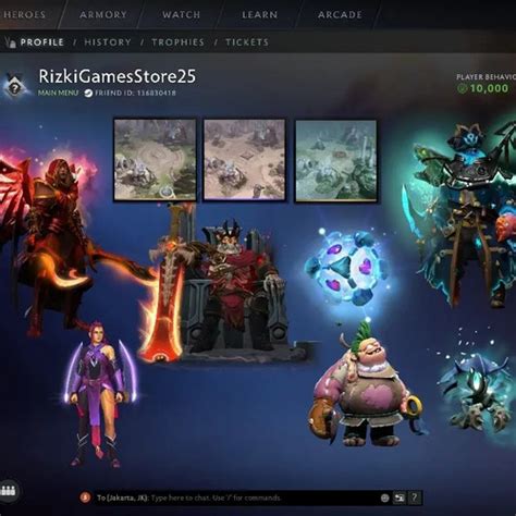 Jual ID DOTA 2 ARCANA IO WK LC LINA PERSONA AM PUDGE - Kota Bogor ...