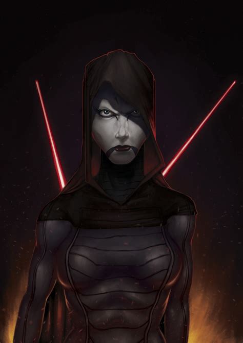 ArtStation - Asajj ventress, Thiago Mendes Star Wars Rpg, Star Wars ...