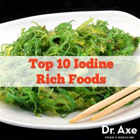 Iodine-Rich Foods & the Key Health Benefits They Provide | Iodine rich ...