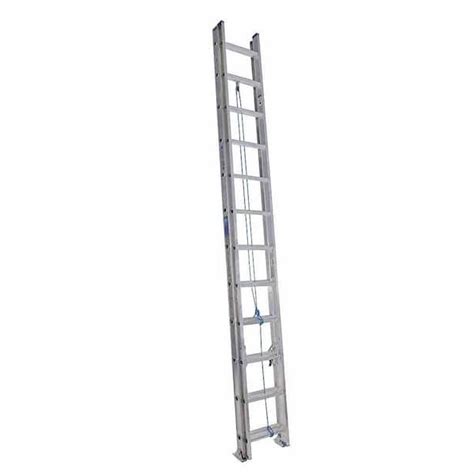 Werner 24 ft. Aluminum Extension Ladder (23 ft. Reach Height) with 250 ...