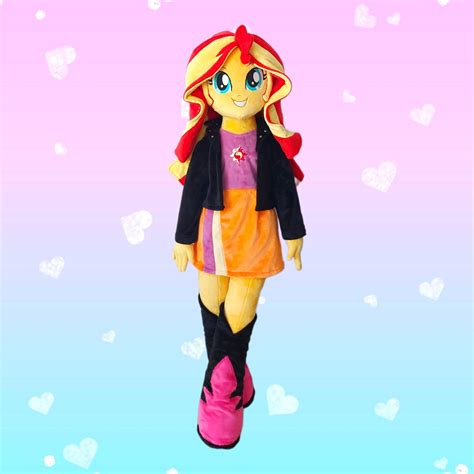 Sunset Shimmer EQ Girls Plush Doll. Live Size - Etsy UK